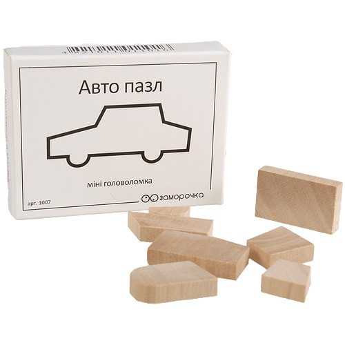 Міні головоломка Авто Пазл Заморочка 5027 дерев'яна Вінниця - фото 1