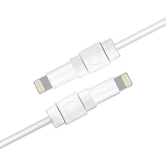 Захисна насадка UGREEN LP127 для кабелю Apple (Білі, 6 шт/уп) Николаев