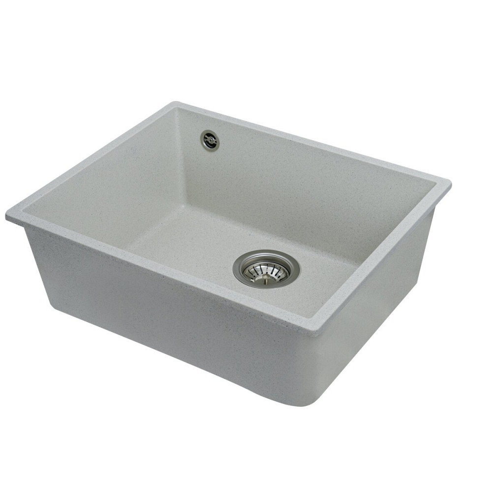 VALESO Гранітна мийка для кухні VALESO OASIS 5444 матова Біла в крапку Коломыя - изображение 16