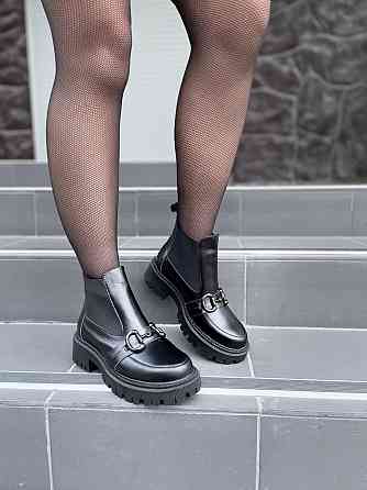 SOTHBY'S Черевики жіночі Sothby 's M-1076 чорні (весна-осінь, шкіра натуральна) (4986) 36-40 40 Коломыя