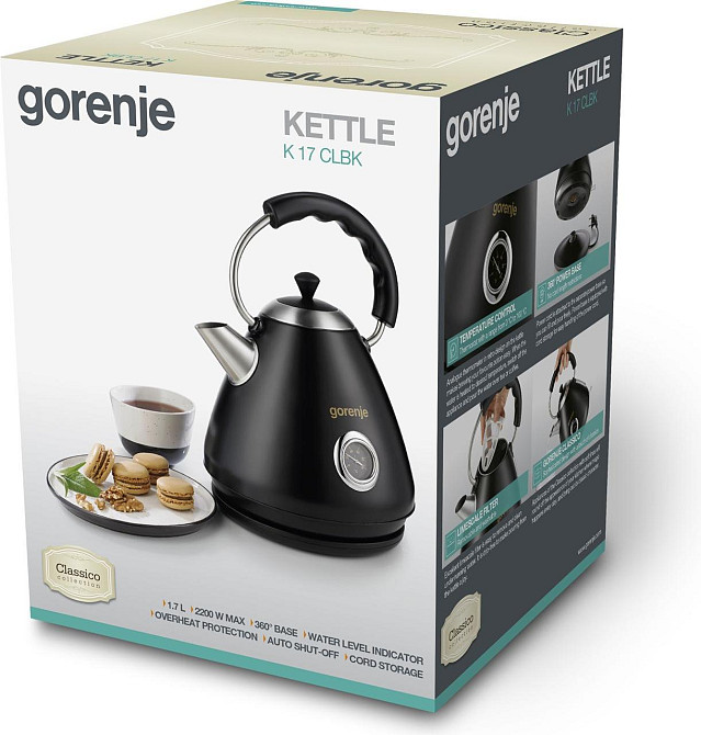 Електрочайник Gorenje K17CLBK Електрочайник Харків - фото 3