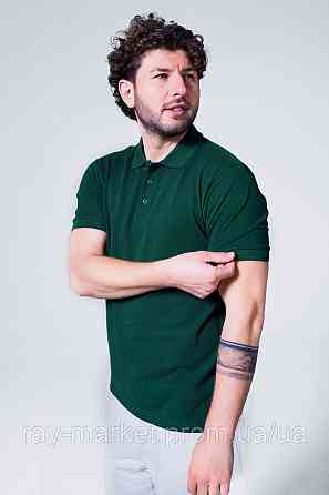 Поло классическое Stedman Lux Polo мужское темно-зеленое (ST9060-BOG) XL Киев