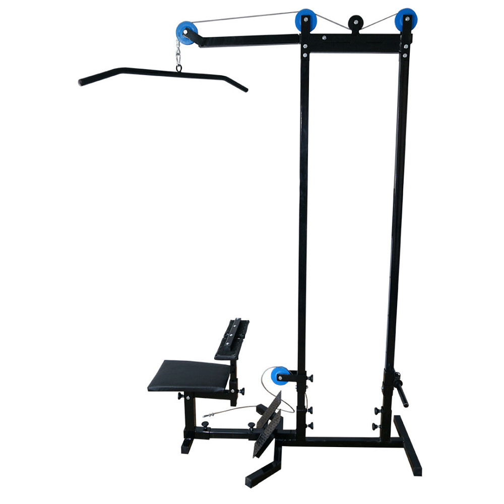 Блокова рама вільна вага з упорами для ніг та лавкою KZ-192 Силові тренажери Київ - фото 5