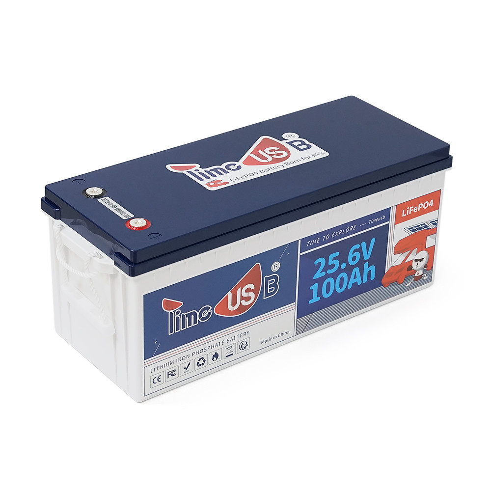 Акумуляторна батарея LiFePO4 Timeusb 25.6V 100Ah, 2560Wh, BMS 100A, 532*207*216мм Київ - фото 1