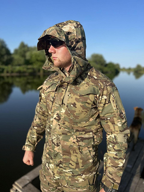 Военная весенняя куртка Multicam парка,демисезонная тактическая водонепроницаемая куртка Tactical Series Львов - изображение 8