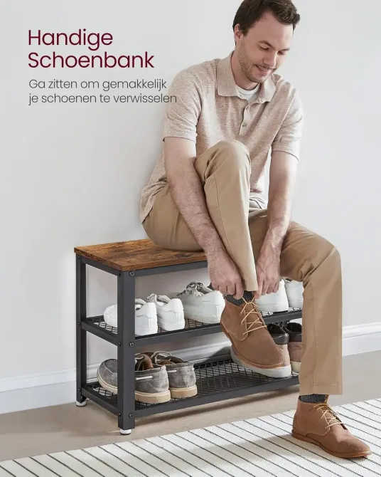 Универсальная тумба-полка для обуви и хранения вещей / Тумба в прихожую 100×30×45 см Коломия - фото 5