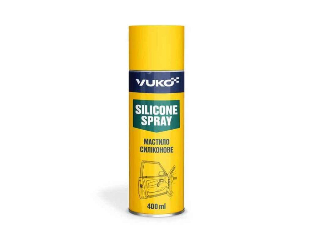 Змазка силіконова Silicone Spray балон жерсть 400мл ТМ VUKO Київ - фото 1
