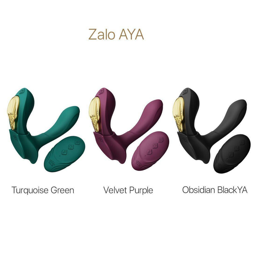 Смарт-вибратор в трусики Zalo - AYA Turquoise Green, насадка и пульт ДУ Sex Aura Киев - изображение 8