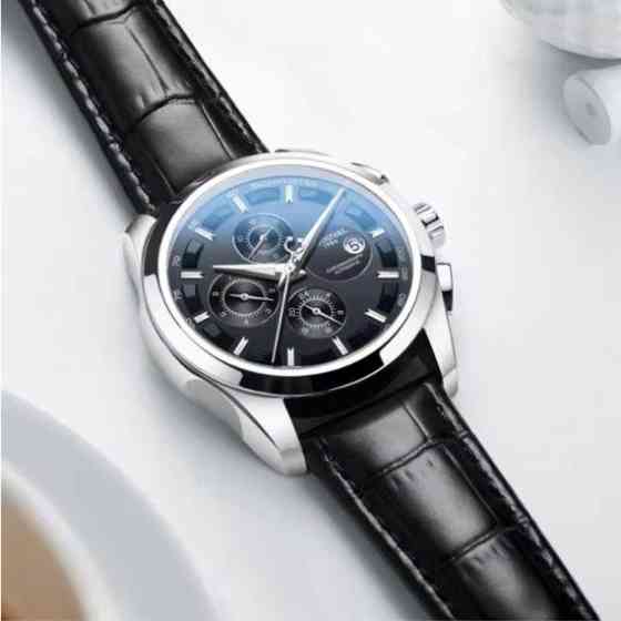 Годинник чоловічий механічний Carnival Genius Prime Silver (2 ремінці) Київ