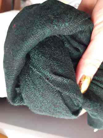 Шарф зеленого цвета женский темный - размер шарфа приблизительно 170*65см, 100% полиэстер Киев