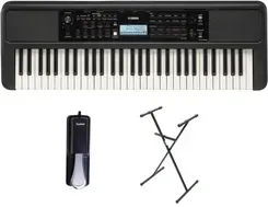 Піаніно (синтезатор) Yamaha PSR-E383 SET II - zestaw ze statywem i pedałem sustain Київ - фото 1