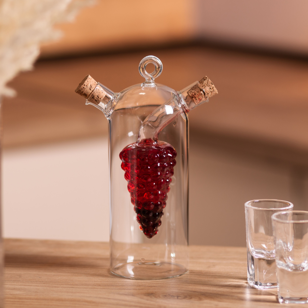 Двойная бутылка для масла и уксуса, 380 мл, стекло Киев - изображение 5