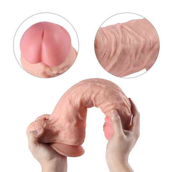 Фаллоимитатор Large Leilong Lifelike L телесный без вибрации Sex Aura Киев