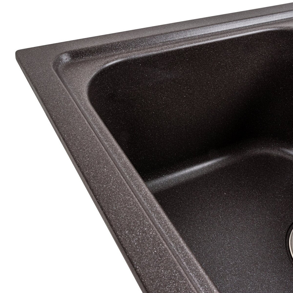 PLATINUM Гранітна мийка для кухні Platinum 7950 Equatoria матовий Гренадін Київ - фото 4