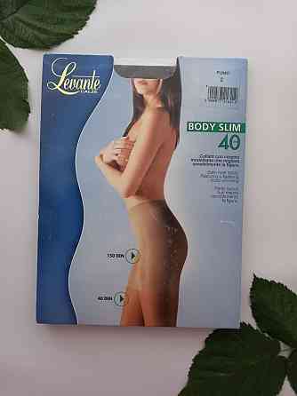 Коригувальні колготи  з шортами levante body slim 40 колір фумо-сіро-коричневий Славута