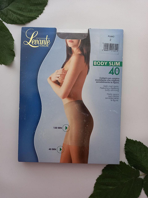 Коригувальні колготи  з шортами levante body slim 40 колір фумо-сіро-коричневий Славута - фото 2