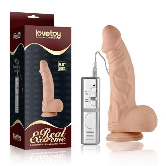 Вибратор - Real Extreme Vibrating Dildo 9