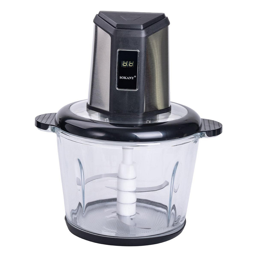 Чоппер Sokany 800 Вт з чашею на 2,5 л, 4 лезвія Київ - фото 7