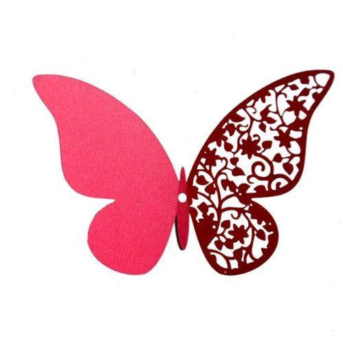 Набор розовых бабочек - 12шт. Киев - изображение 1