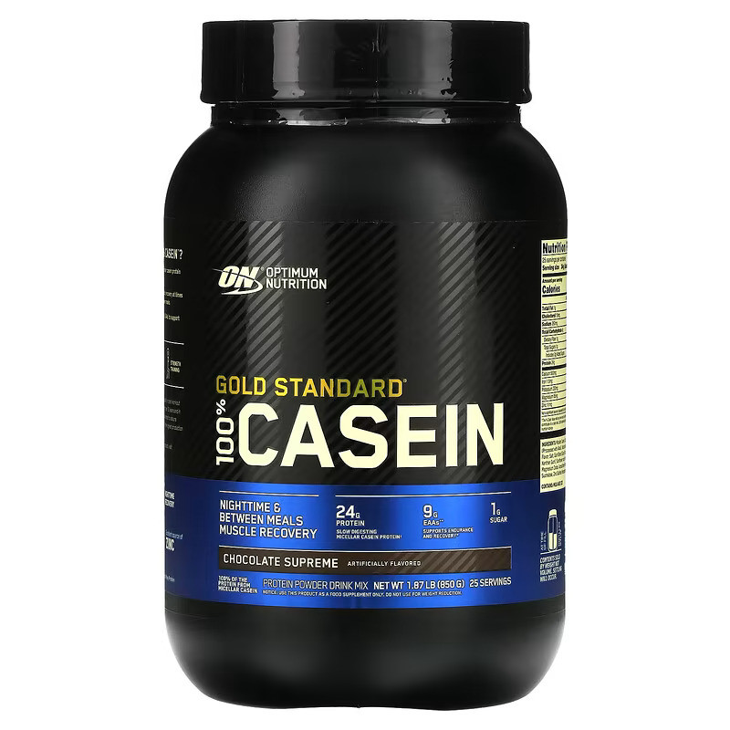Протеїн Optimum Nutrition Gold Standard 100% Casein 908 g (Chocolate Supreme) Луцьк - фото 1