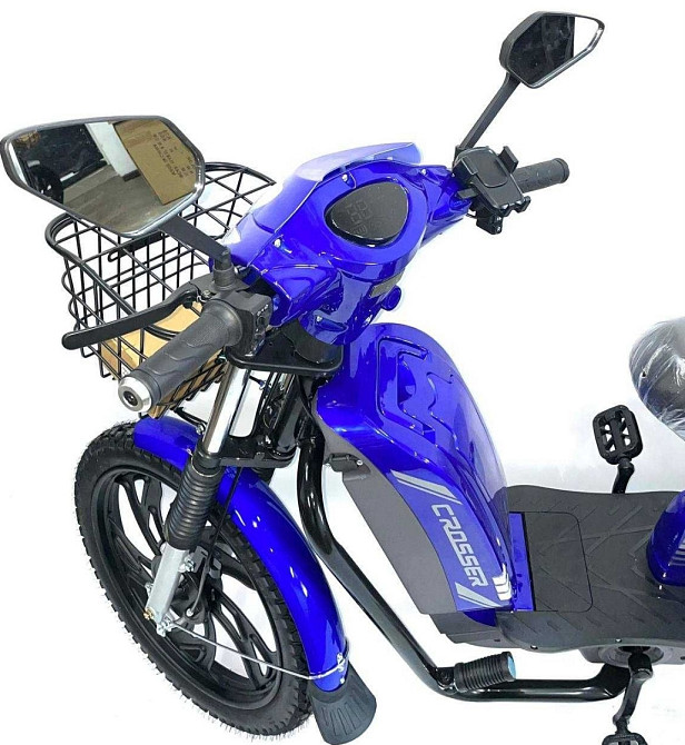 Электрический велосипед Crosser E-Delta 60V 15Ah (800ВТ) Синий! Харьков - изображение 4