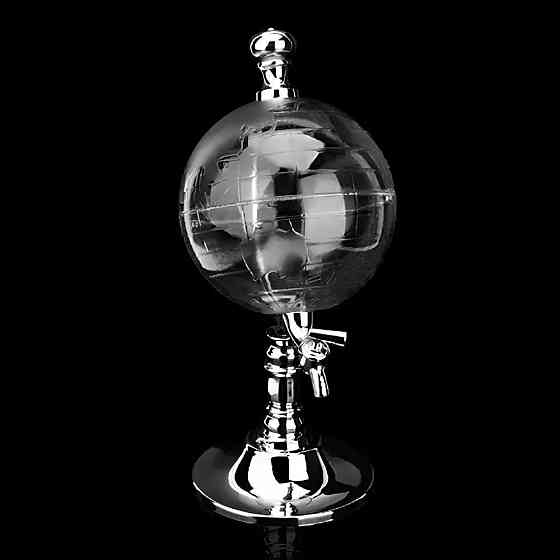 Резервуар для алкоголю RESTEQ 1,5л Глобус, Диспенсер, ємність для віскі, штоф для коньяку, соків, напоїв Київ