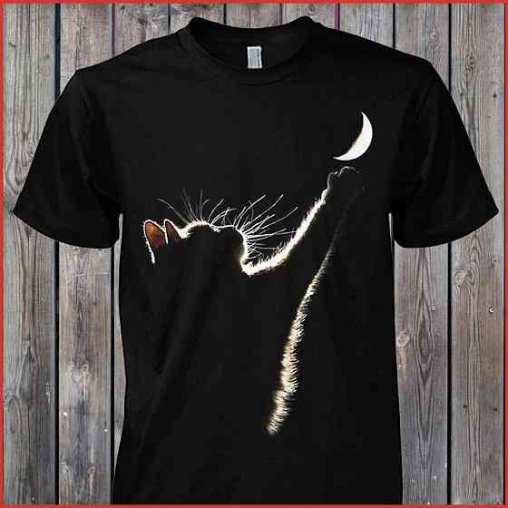 Футболка жіноча з принтом  44 Чорний 2634325288 Дніпро