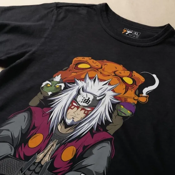 Футболка для підлітка хлопчика з принтом Наруто Джирайя Сенсей Розмір 160 Anime10149 Дніпро