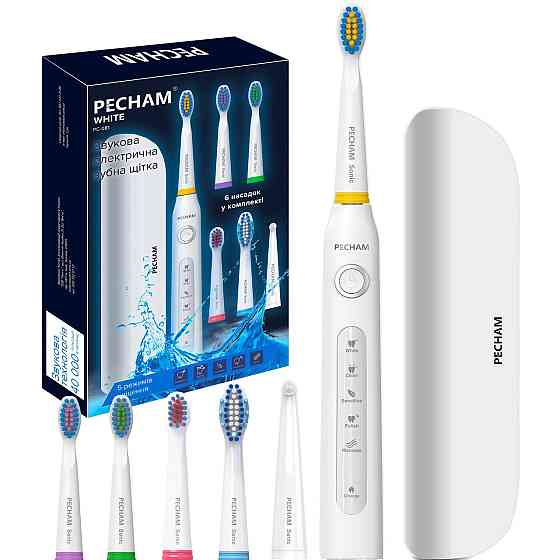 Електрична зубна щітка Pecham Travel PC-081 White ( white ) Харків