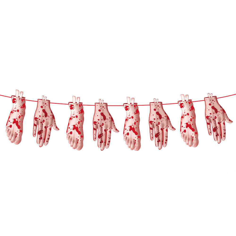 Гирлянда Хэллоуин части тела 3 м разноцветный Киев - изображение 1