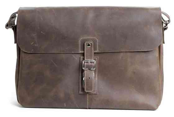 Сумка SHVIGEL 00980 из натуральной винтажной кожи Коричневая Киев