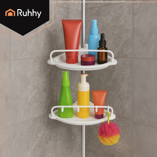 Полиця регульована для душу кутова 240-310 см 4 рівні Ruhhy (26639) Нововолинськ - фото 5