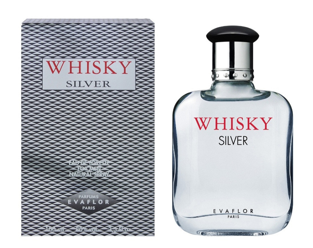 Туалетная вода мужская Whisky Silver Evaflor 100 мл Виски сильвер Запорожье - изображение 1