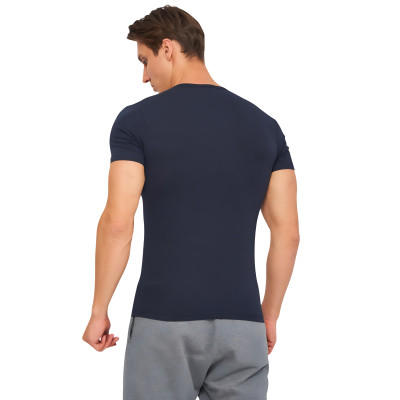 Футболка Kappa T-shirt Mezza Manica Girocollo K1304 BluNavy темно-синій XXL (8052394813843) Вінниця - фото 2