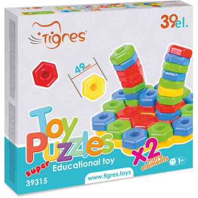 Развивающая игрушка Tigres Игропазлы SUPER, 39 элемента (39315) Винница