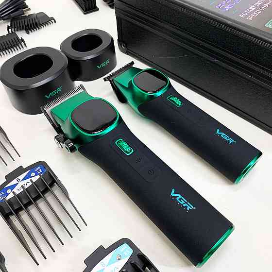 Електрична машинка для стрижки побутова VGR V-885 S2 GREEN, Машинка для стрижки від акб TW-64 Івано-Франківськ