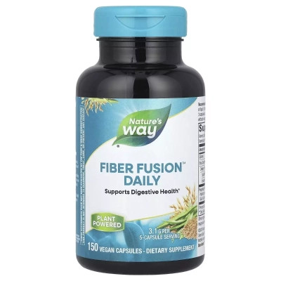 Вітамін Nature's Way Клітковина, Fiber Fusion Daily, 150 вегетаріанських капсул (EMT-08452) Вінниця - фото 1