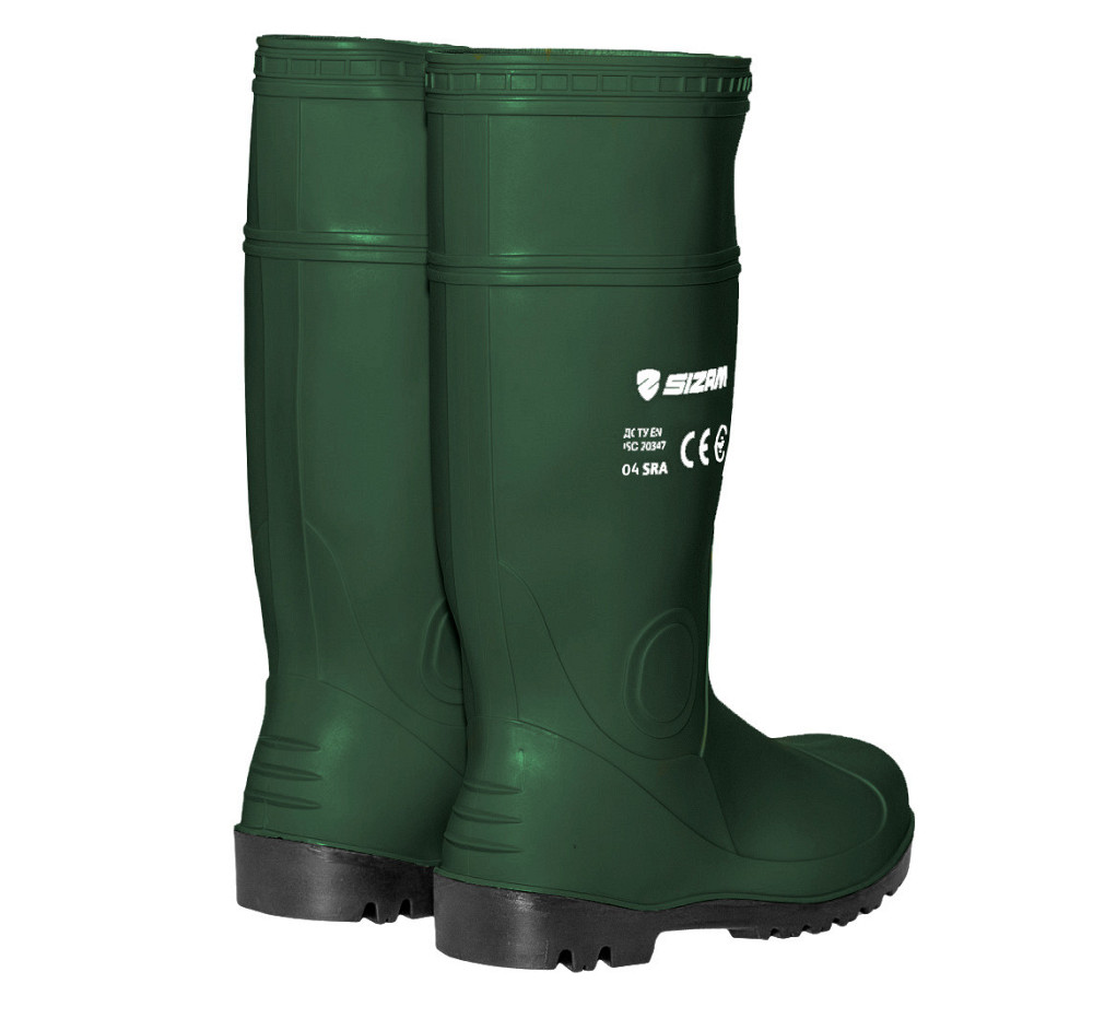Сапоги рабочие защитные из ПВХ Sizam Baltimore Light Green 43 Ровно - изображение 5