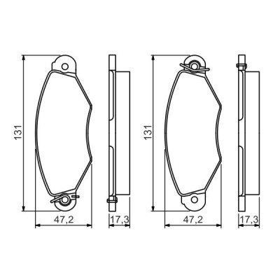 Гальмівні колодки Bosch 0 986 495 235 Вінниця - фото 6