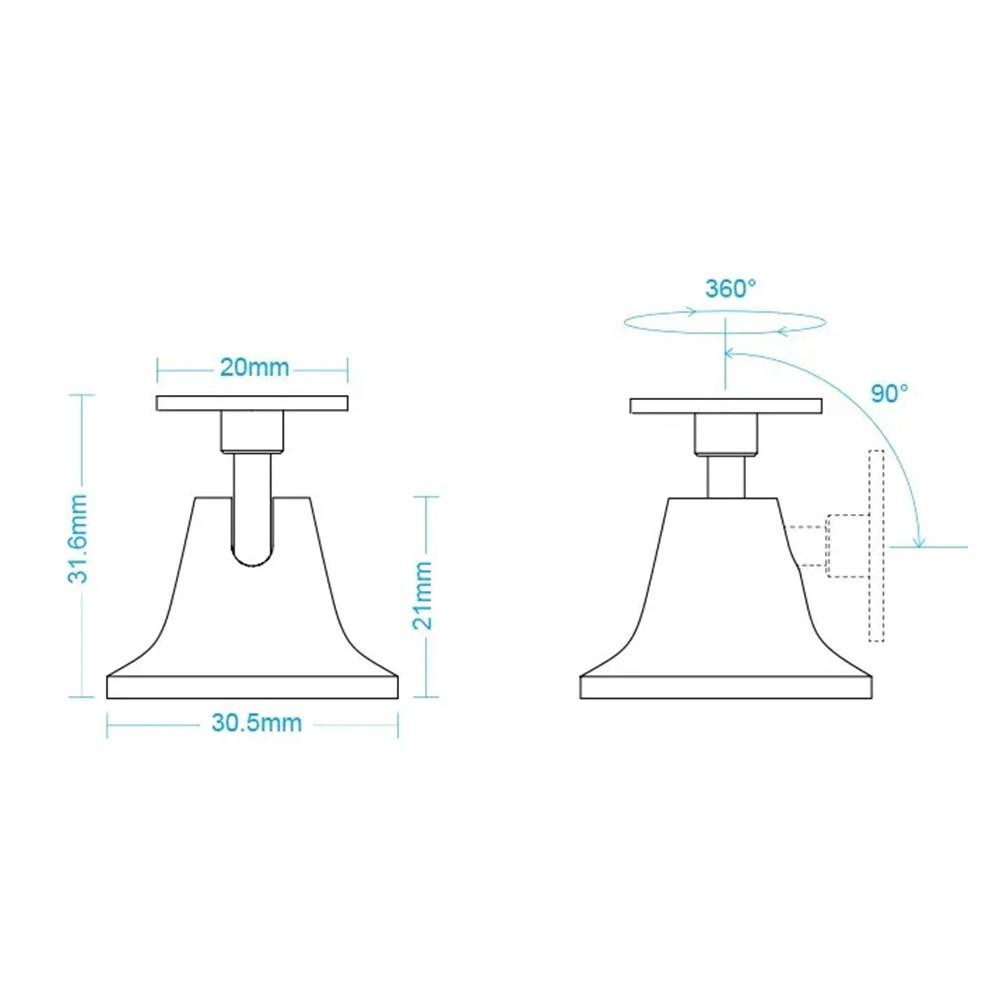 Кронштейн поворотный для крепления датчика движения Xiaomi Holder (Белый) Николаев - изображение 7