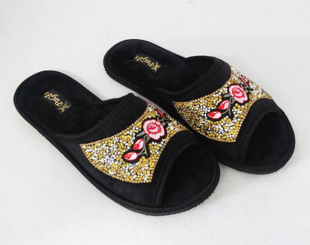 Тапки женские домашние открытые  