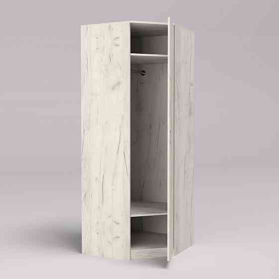 Тумба офисная F-2 угловая, Дуб Крафт Білий, 800/800/2100 Львов