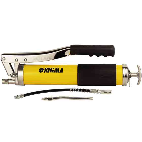 Sigma Шприц-масленка рычажно-плунжерный (двухплунжерный) 600мл с гибким шлангом SIGMA (6300271) Киев