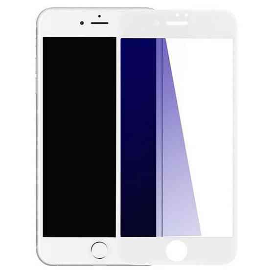 Захисне скло Baseus 0.23mm Anti-break All-screen Arc-surface Anti-bluelight For iP7/iP8 Plus White Киев