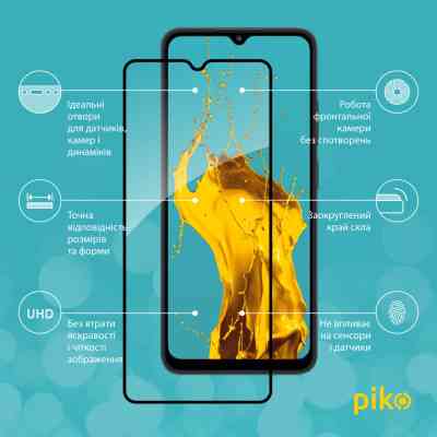 Стекло защитное Piko Full Glue Xiaomi Redmi 12C (1283126573781) Винница