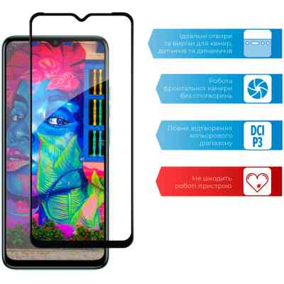 Стекло защитное ACCLAB Full Glue Tecno Spark Go 2023 (1283126564819) Винница