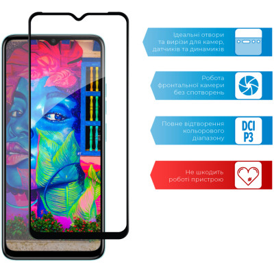 Стекло защитное ACCLAB Full Glue Tecno Spark Go 2023 (1283126564819) Винница - изображение 5