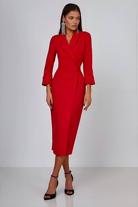 Жіноча стримана сукня-піджак костюмка Одеса - фото 1