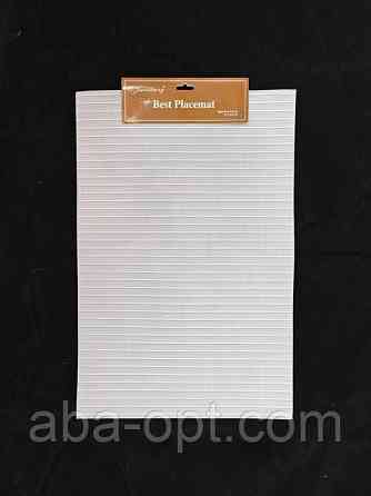 Килимок для сервірування столу сіра смужка 45 х 30 см Моно ( шт ) Одеса