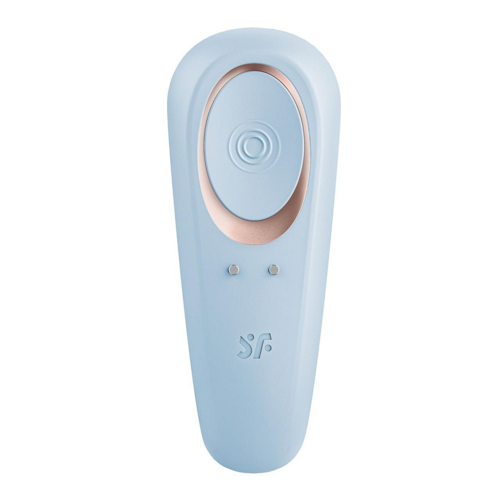 Вібратор для пар Satisfyer Double Classic Light Blue з одним моторчиком Sex Aura Київ - фото 4